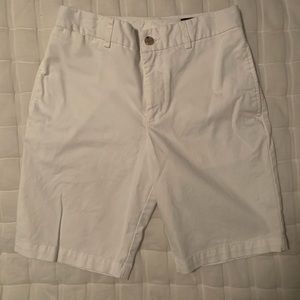 White Polo shorts size youth 12
